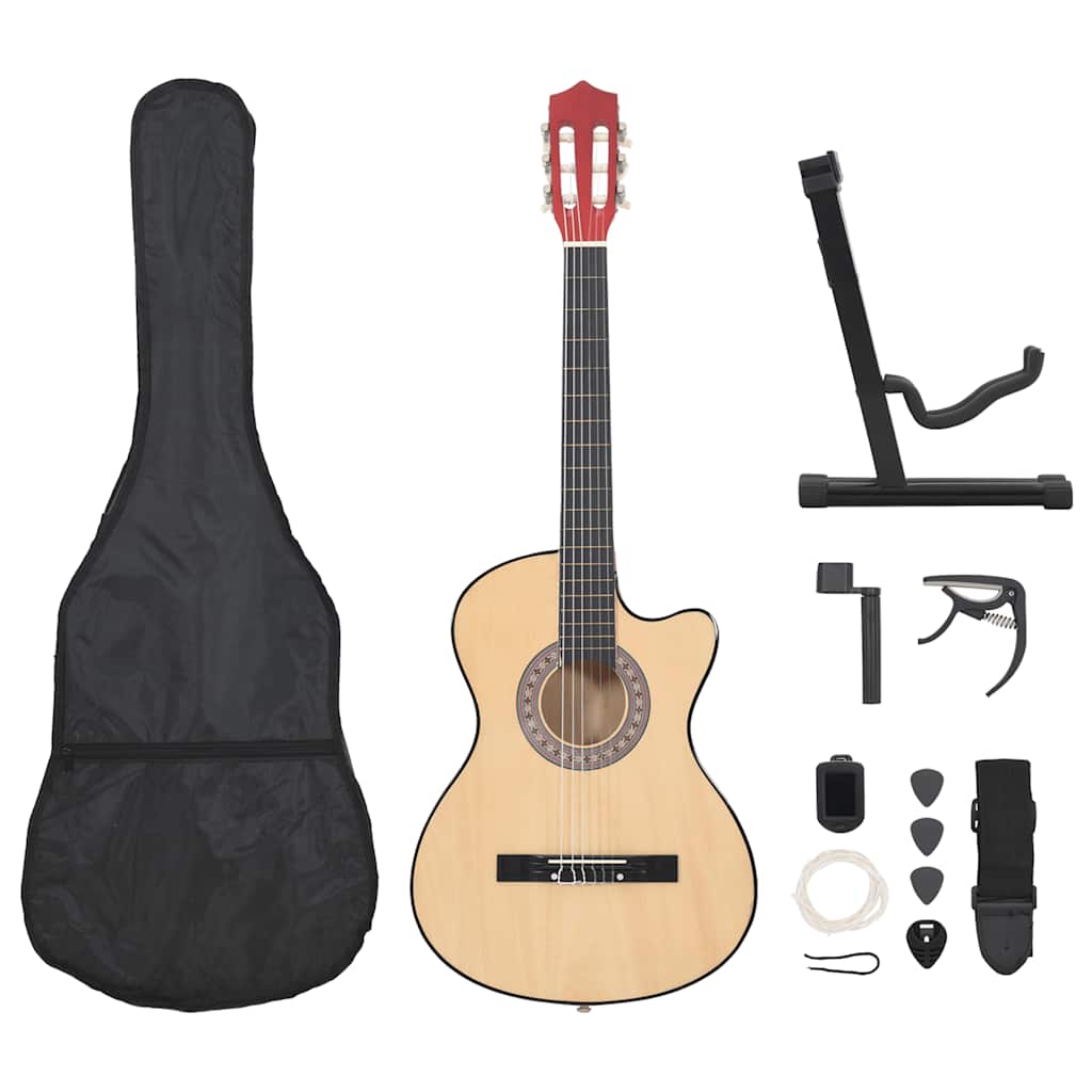 Jeu De Guitare 12 Pcs Acoustique Pan Coupé Western 6 Cordes