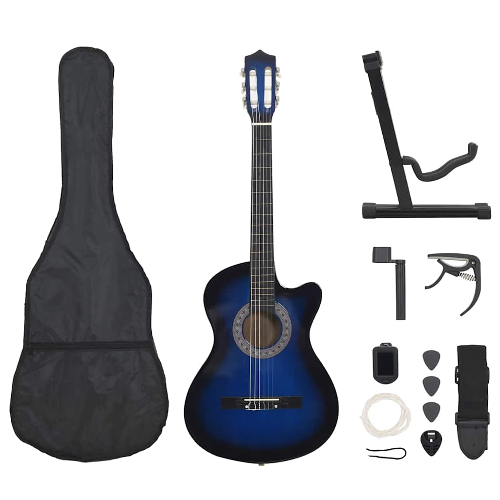 Jeu De Guitare 12 Pcs Acoustique Pan Coupé Western 6 Cordes