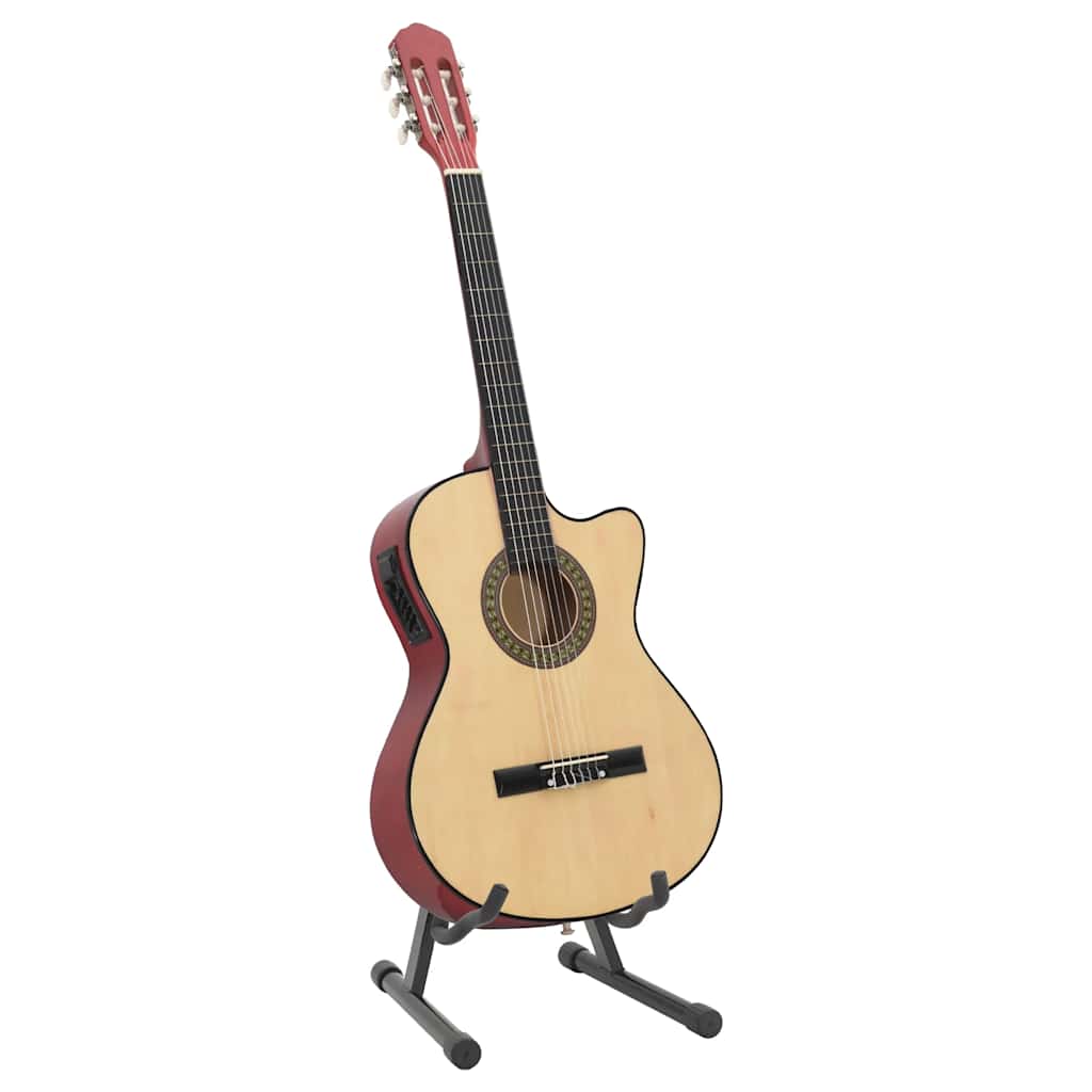 Jeu De Guitare 12 Pcs Occidental Avec Égaliseur Et 6 Cordes