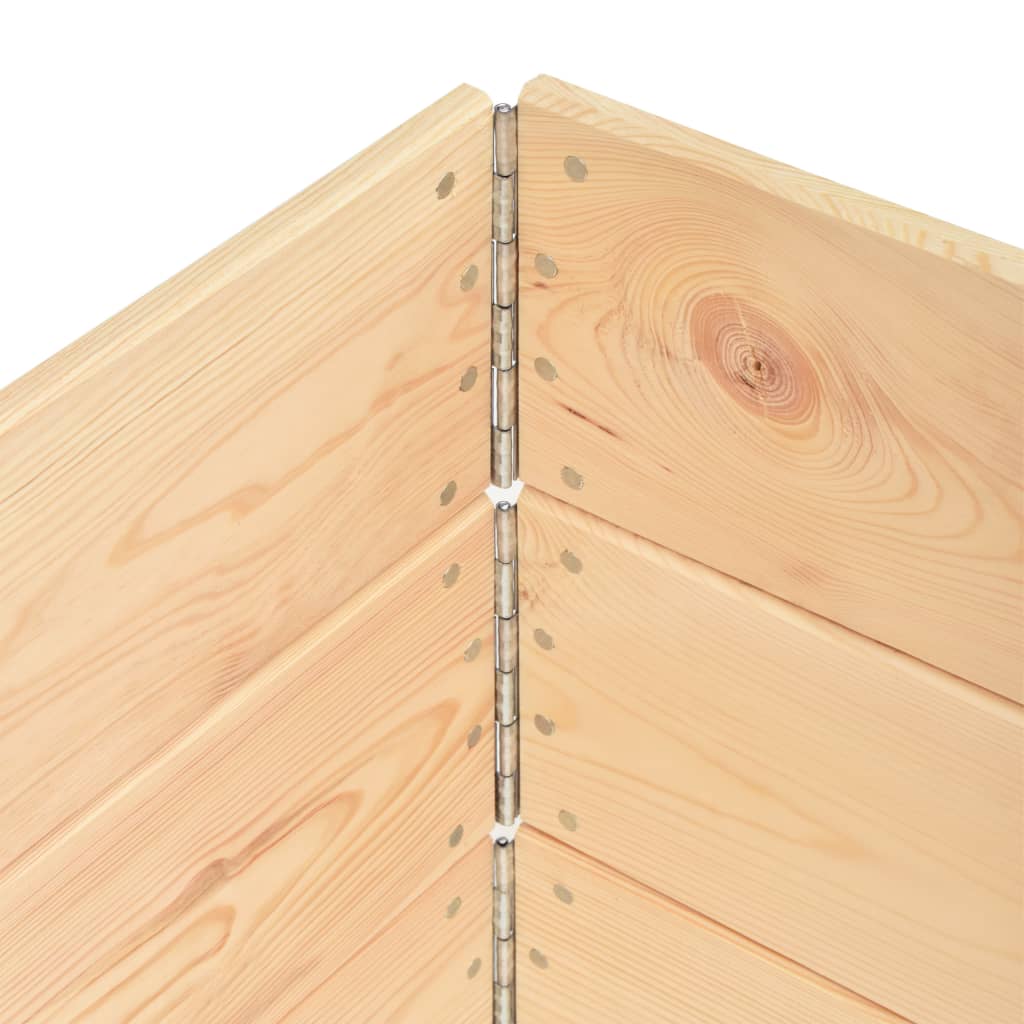 Colliers De Palette 3 Pcs Bois De Pin Solide