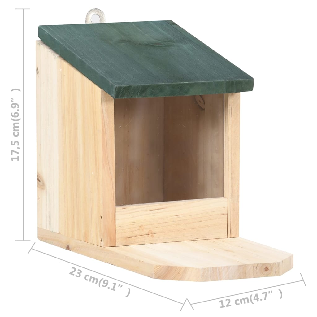 Maisons Pour Écureuils 4 Pcs Bois De Sapin