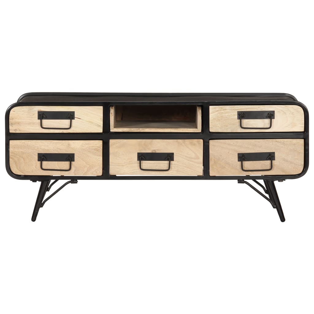 Table Basse 100X50X40 Cm Bois De Manguier Massif