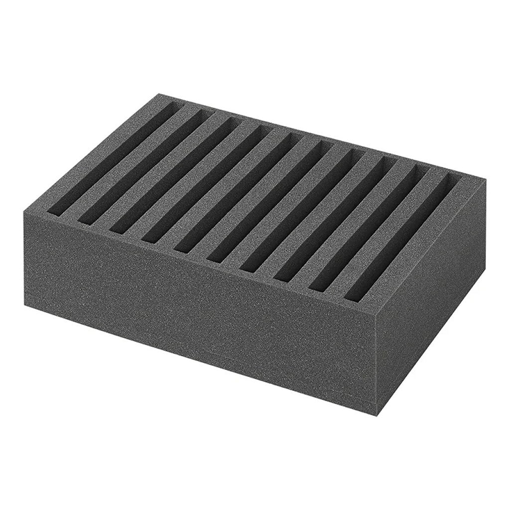 Proplus Bordenhouder Voor 10 Borden 34X25X14 Cm Zwart/Foam