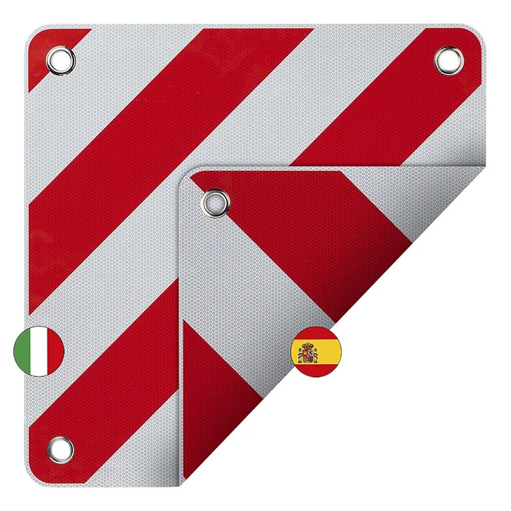 Proplus Markeringsbord Flexibel 50X50 Cm Voor Itali&Euml;/Spanje/Portugal Rood/Wit