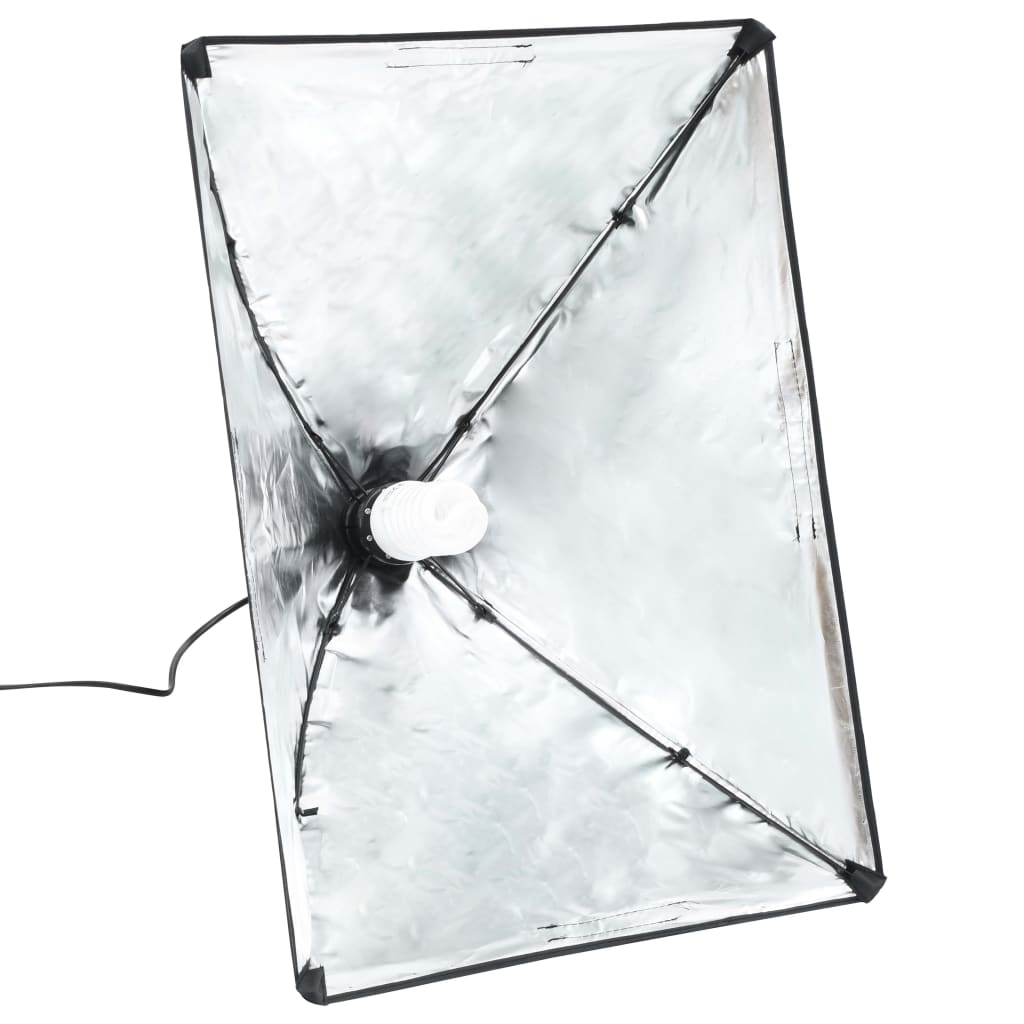 Kit De Studio Photo Avec Boîtes À Lumière Et Toile De Fond