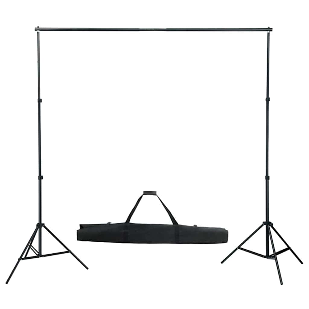 Kit De Studio Photo Avec Toile De Fond Lampes Et Parapluies