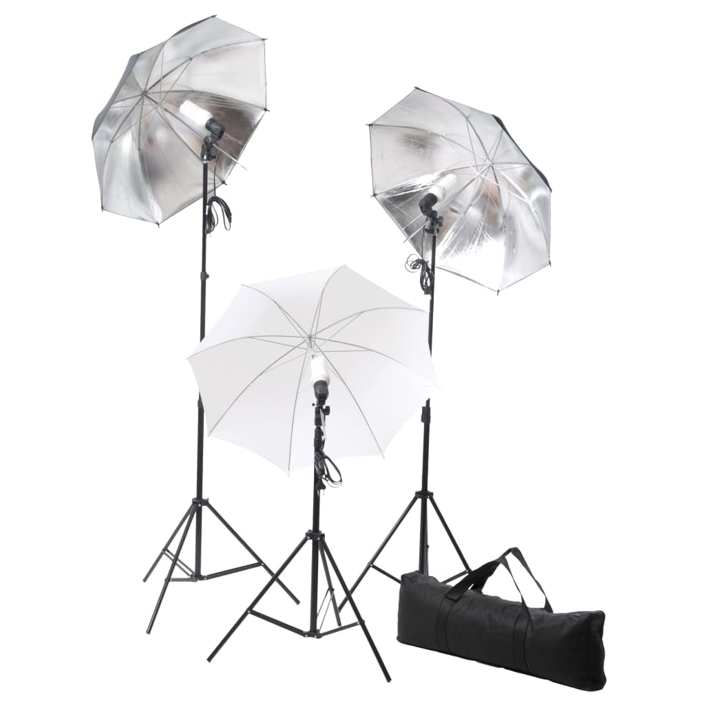 Kit De Studio Photo Avec Ensemble D'éclairage Et Toile De Fond