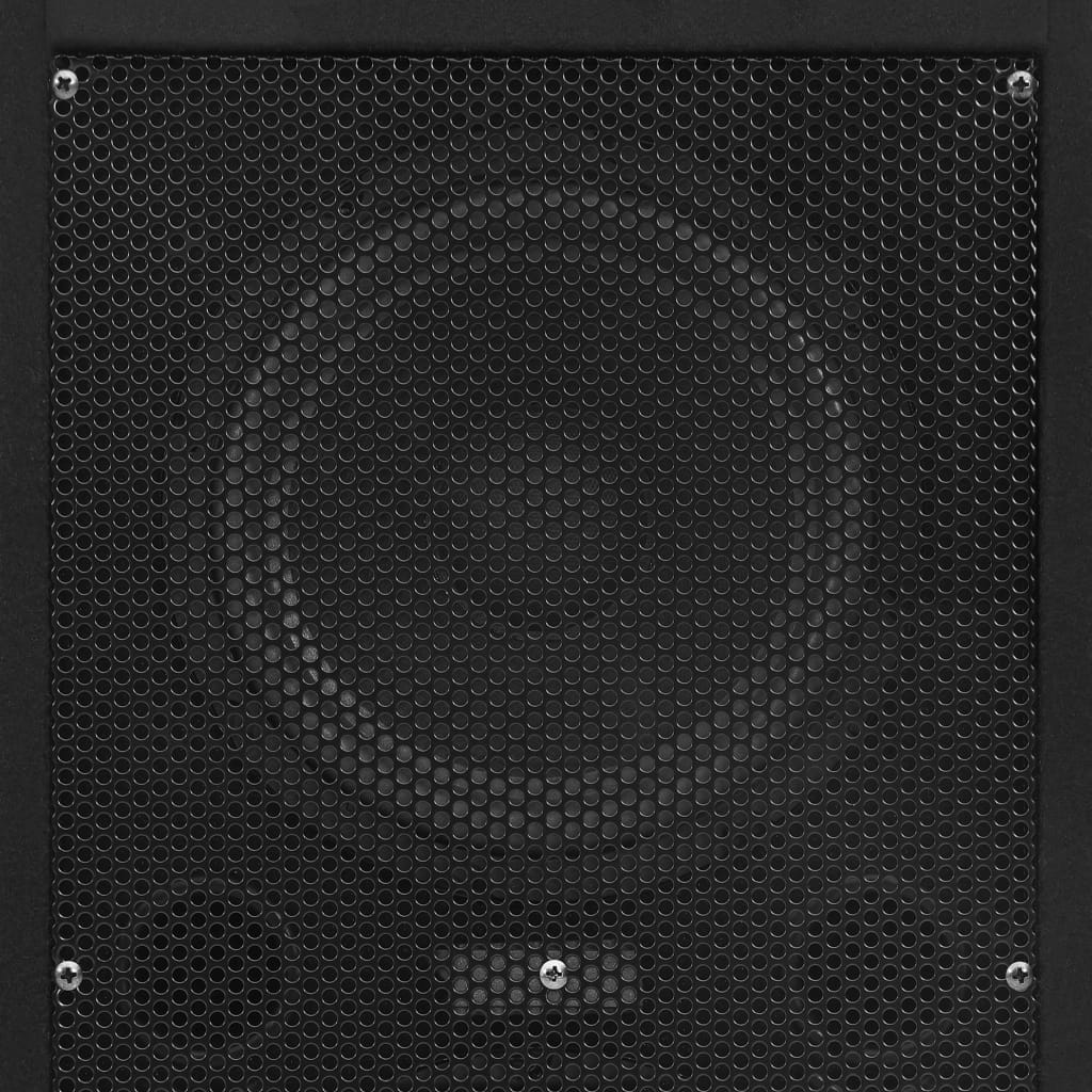 Haut-Parleurs De Scène Passives Professionnelles Hifi 2Pcs Noir