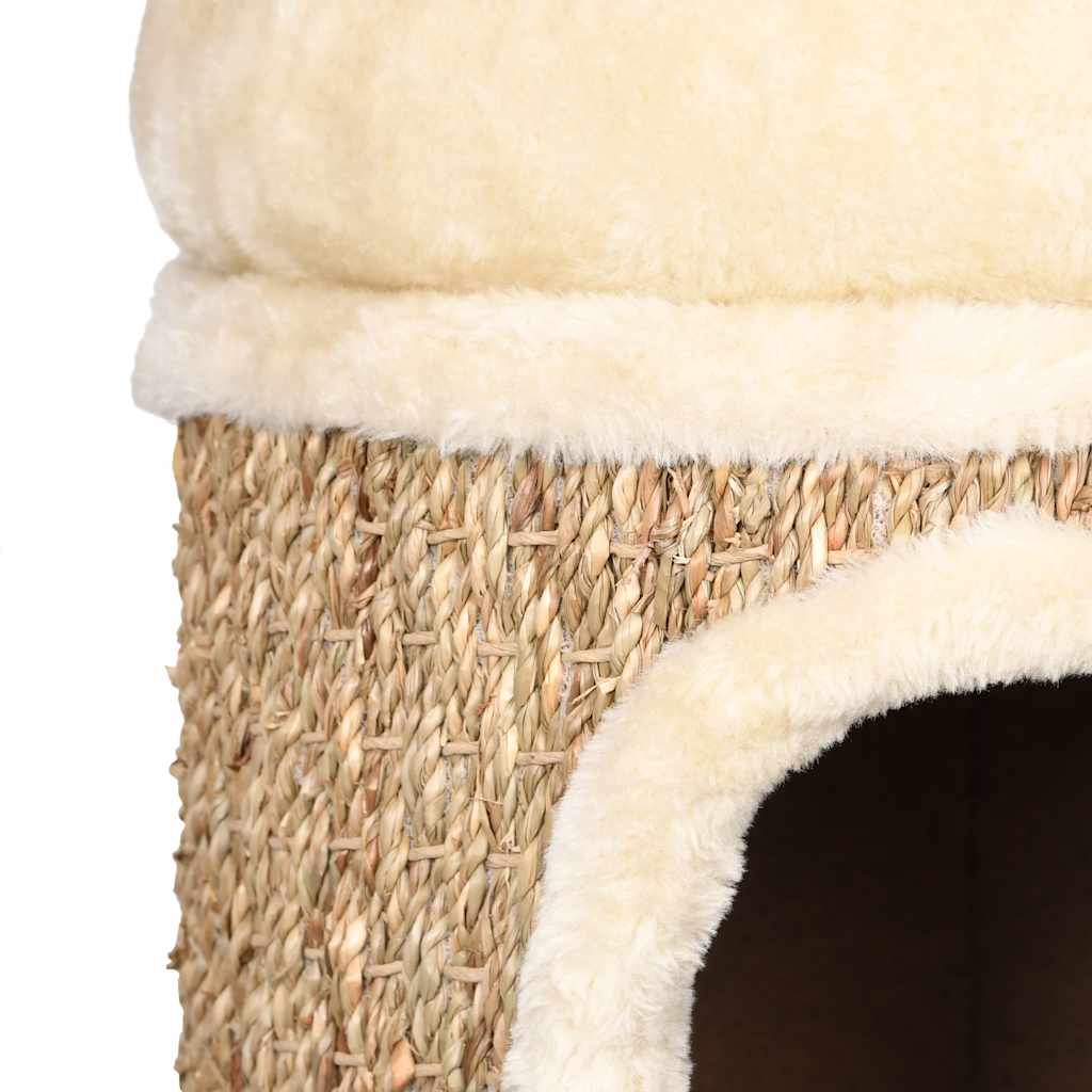 Maison Pour Chat Avec Coussin De Luxe 33 Cm Herbiers Marins