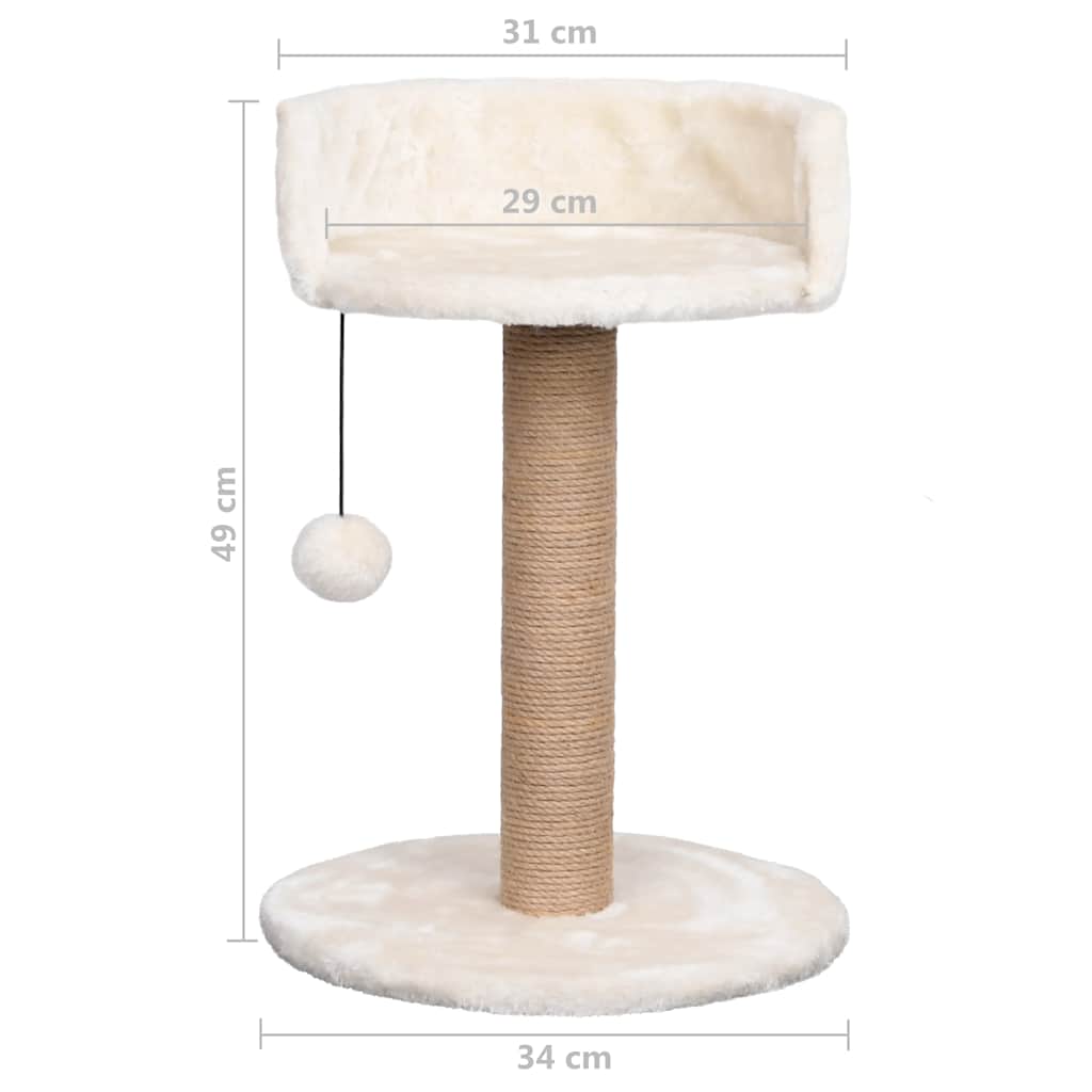Arbre À Chat Avec Griffoirs 49 Cm Herbiers Marins