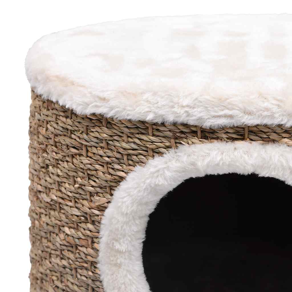Maison Pour Chat Avec Pieds En Bois 41 Cm Herbiers Marins