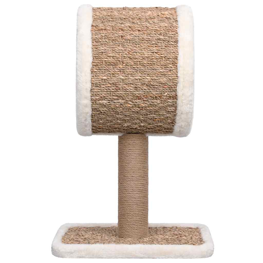 Arbre À Chat Et Tunnel Supérieur Et Jouet 56 Cm Herbiers Marins
