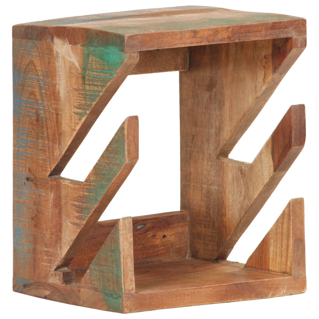 Support Mural De Planche À Roulettes 25X20X30 Cm Bois Manguier