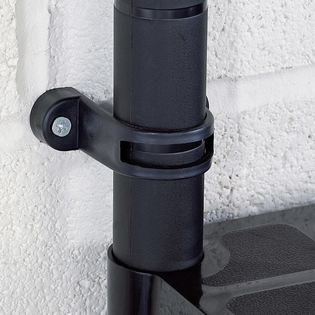 Étagère De Rangement À 4 Niveaux Noir 61X30,5X130 Cm Plastique