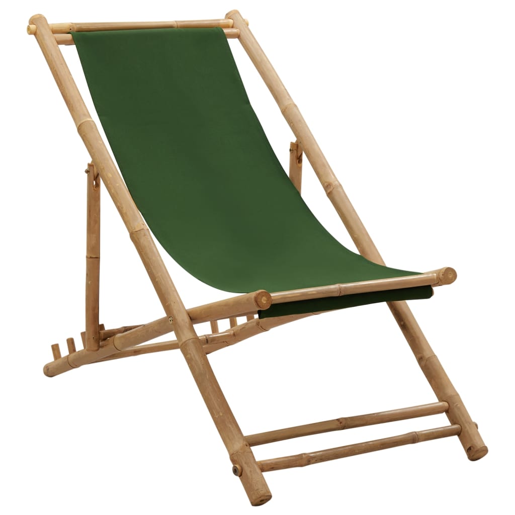 Chaise De Terrasse Bambou Et Toile