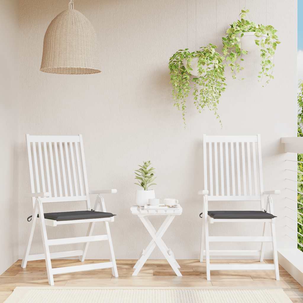 Coussins De Chaise De Jardin Lot De 6 Carreaux Rouges 40X40X3Cm