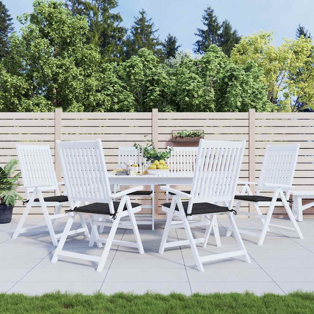 Coussins De Chaise De Jardin Lot De 6 Carreaux Rouges 40X40X3Cm