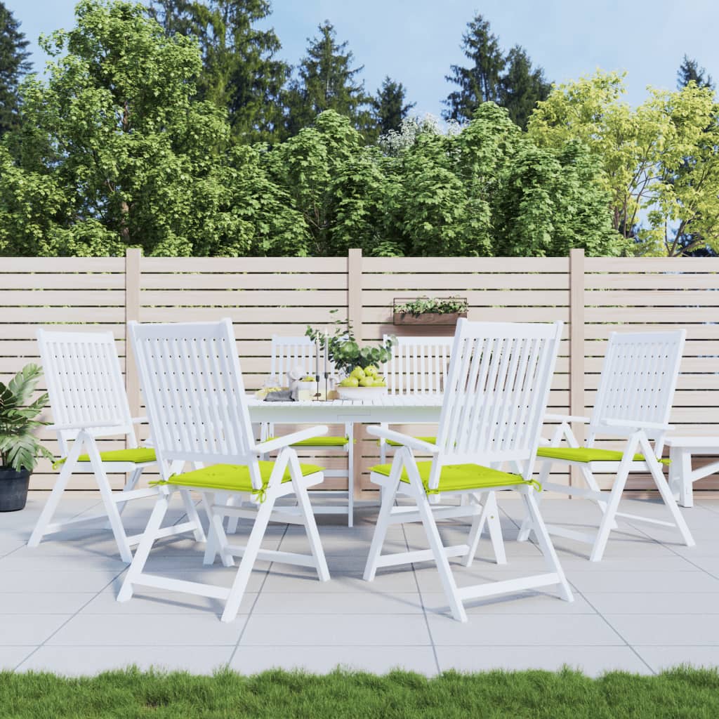 Coussins De Chaise De Jardin Lot De 6 Carreaux Rouges 40X40X3Cm