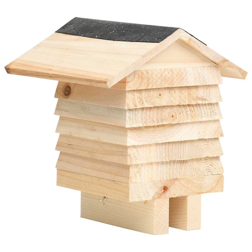 Hôtel D'abeilles Bois De Sapin Massif 22X20X20 Cm