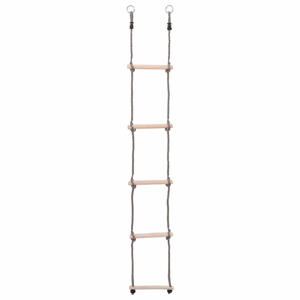 Échelle À 5 Échelons 210 Cm Bois De Pin Massif