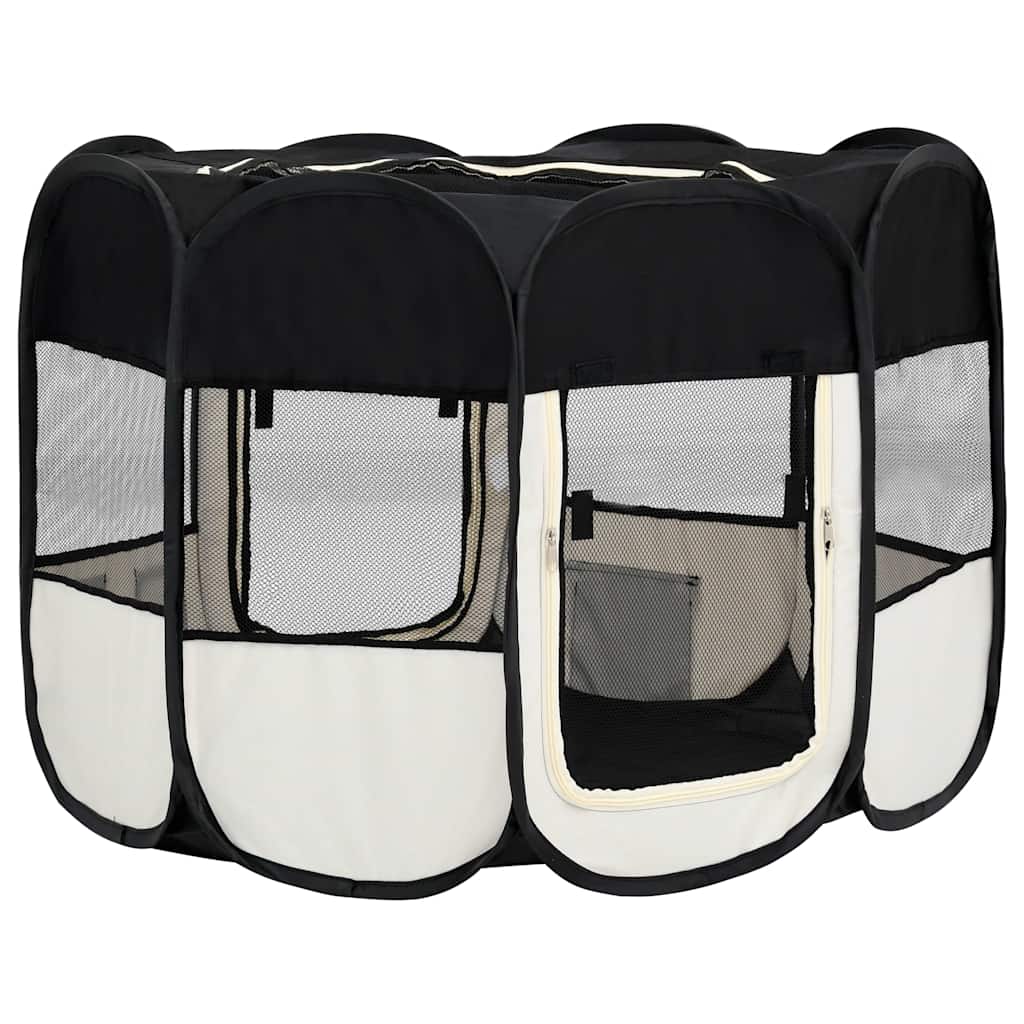 Parc Pour Chiens Pliable Avec Sac De Transport