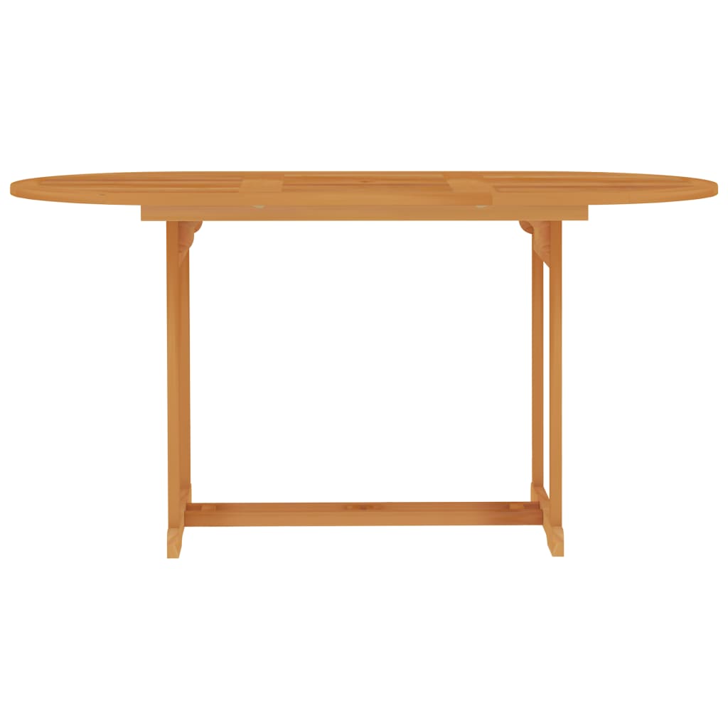 Ensemble À Manger De Jardin 7 Pcs Bois De Teck Massif