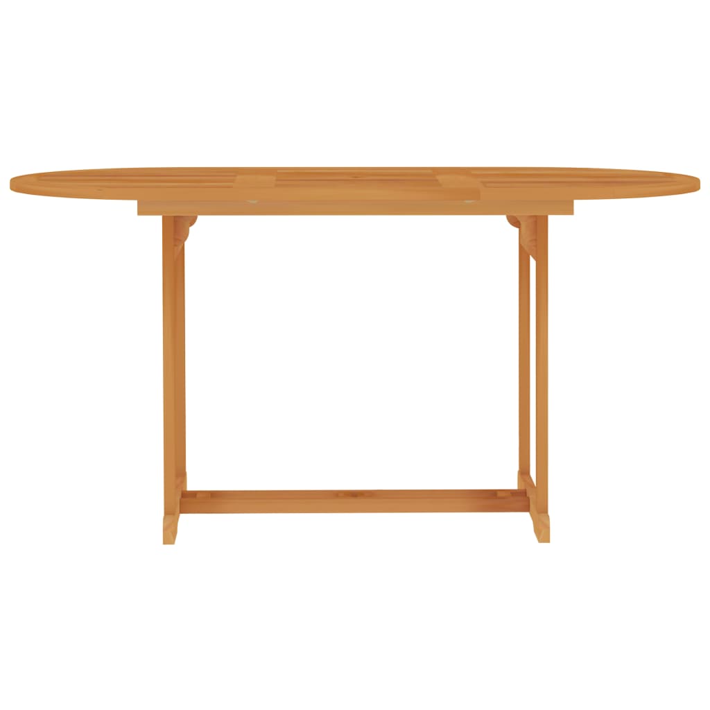 Ensemble À Manger De Jardin 7 Pcs Bois De Teck Massif
