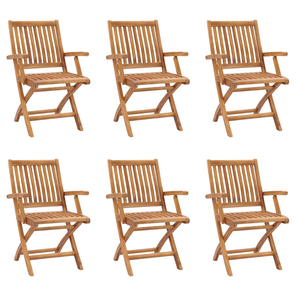Ensemble À Manger De Jardin 7 Pcs Bois De Teck Massif