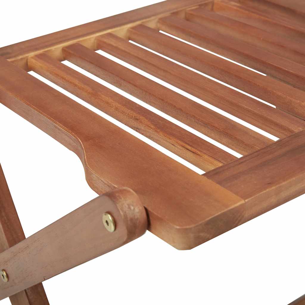 Chaises Pliables De Jardin Lot De 4 Avec Coussins Bois D'acacia