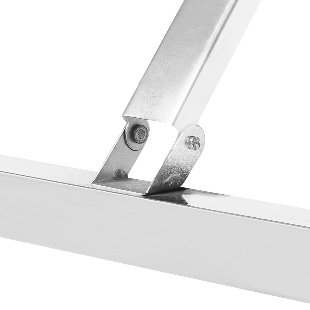 Table De Travail Pliable De Cuisine 85X60X80Cm Acier Inoxydable