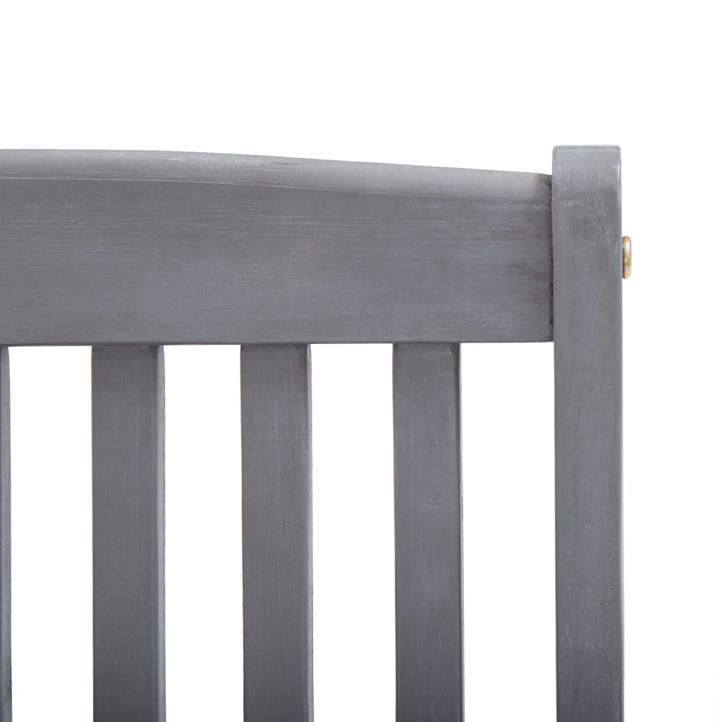 Chaises Pliantes 6 Pièces Avec Coussins En Bois D'acacia Massif