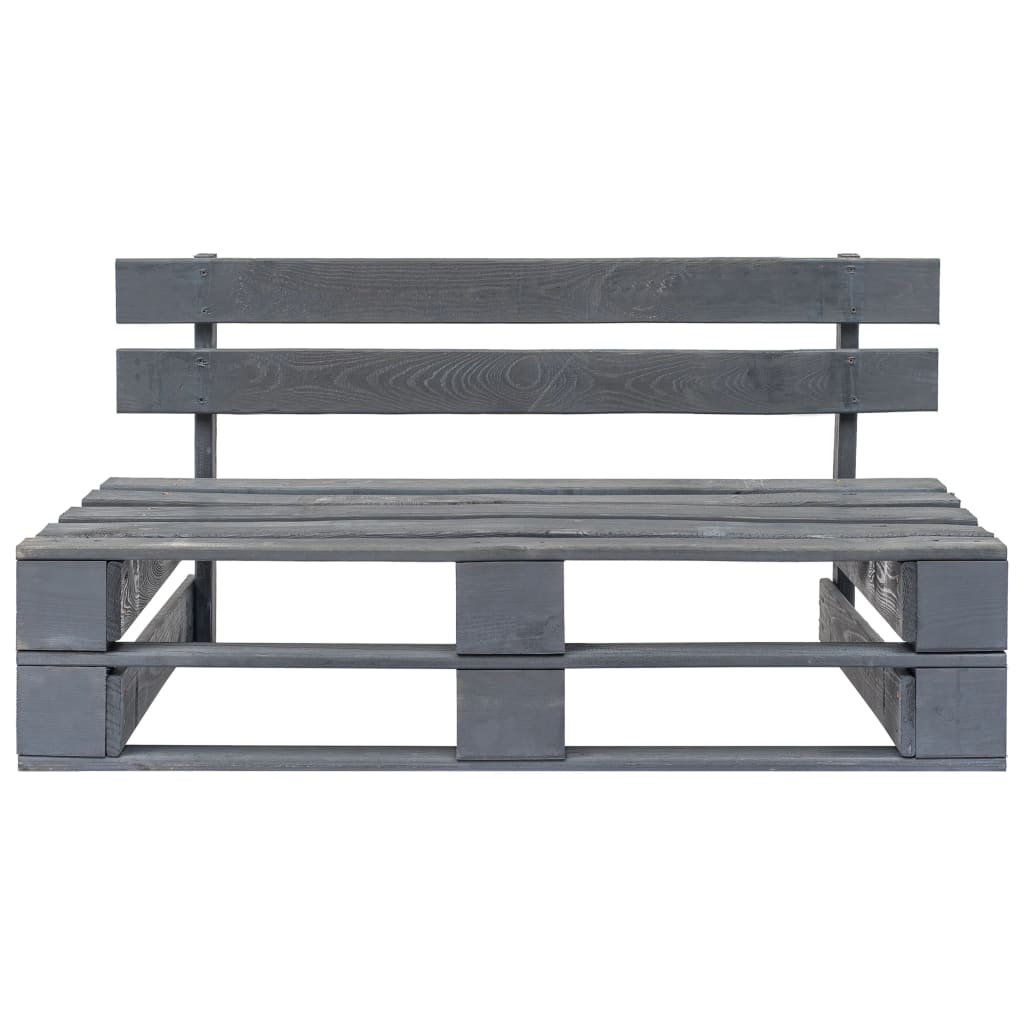 Palette De Jardin Bois De Pin Imprégné Taupe
