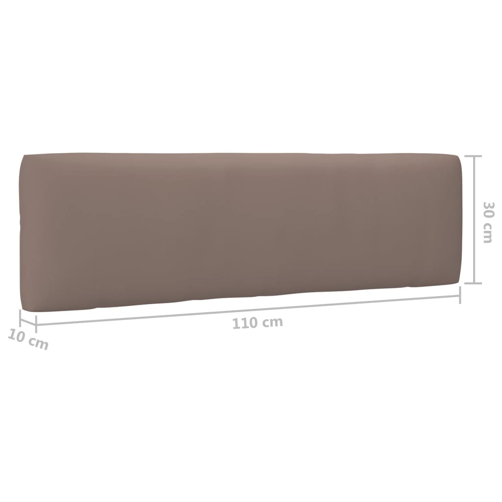 Canapé Central Palette De Jardin Blanc Bois De Pin Imprégné