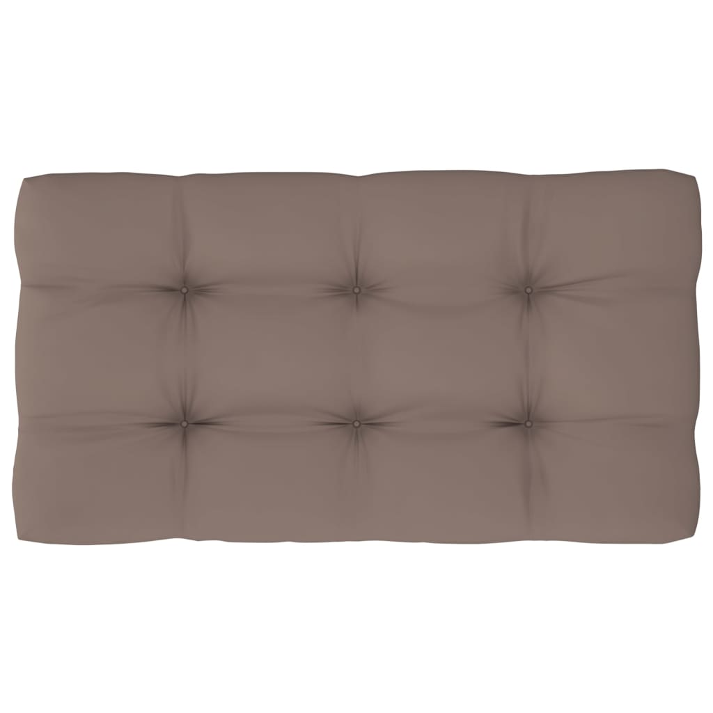Canapé Central Palette De Jardin Blanc Bois De Pin Imprégné