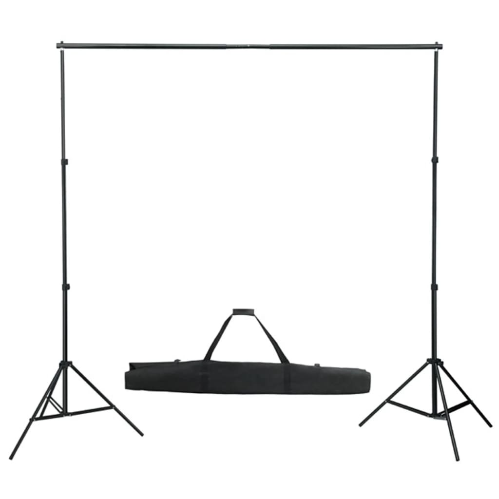 Kit De Studio Photo Avec Lampes Toile De Fond Et Réflecteur