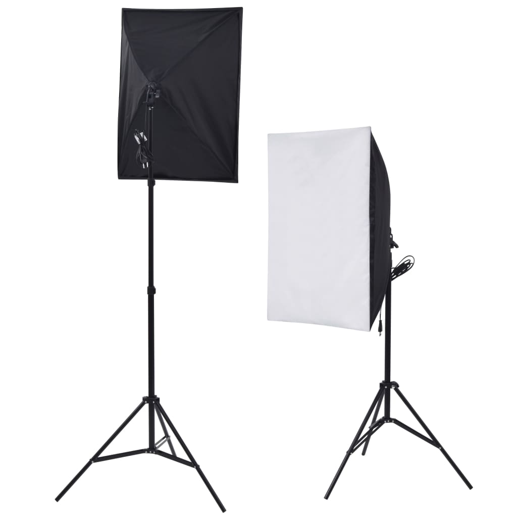 Kit De Studio Photo Boîte À Lumière Toile De Fond Et Réflecteur