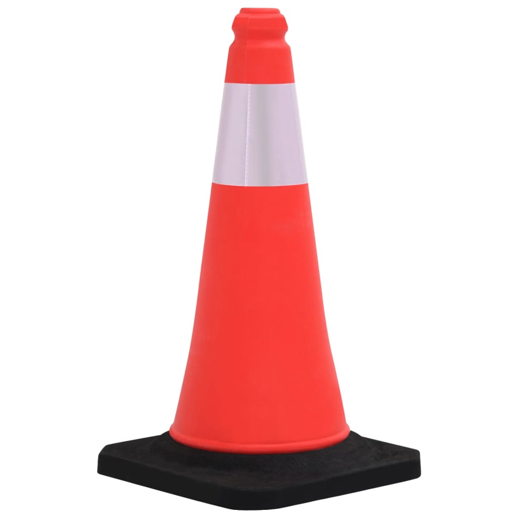 Cônes De Signalisation Réfléchissants À Base Lourde 4 Pcs