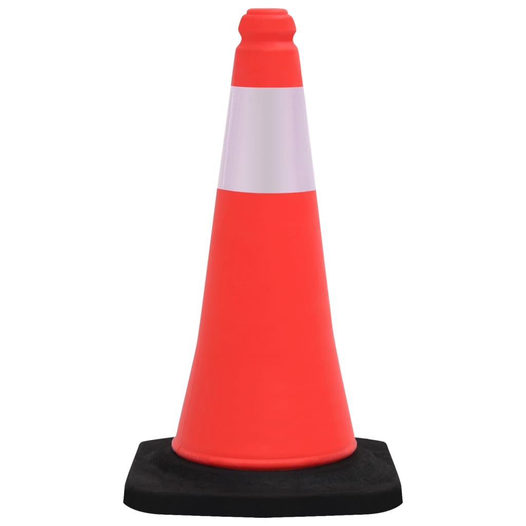 Cônes De Signalisation Réfléchissants À Base Lourde 4 Pcs
