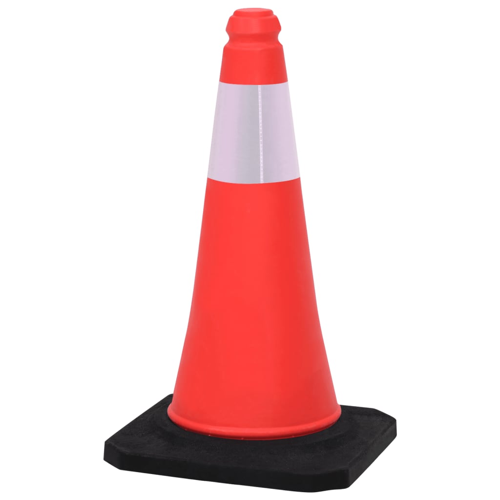 Cônes De Signalisation Réfléchissants À Base Lourde 4 Pcs