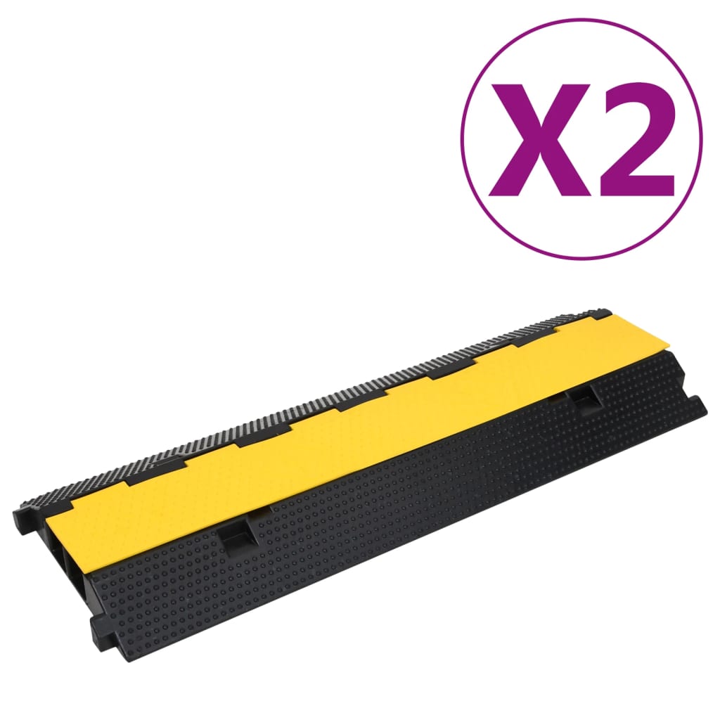 Rampe De Protection De Câble 1 Canal Caoutchouc 100Cm