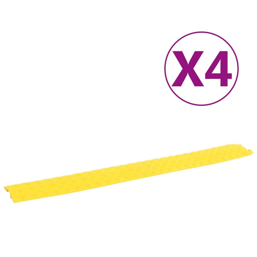 Rampes De Protection De Câble 4 Pcs 98,5 Cm