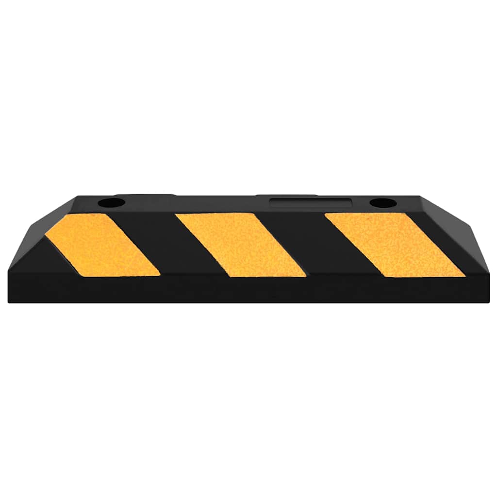 Butoirs De Stationnement 2 Pcs 56X15X10 Cm Caoutchouc