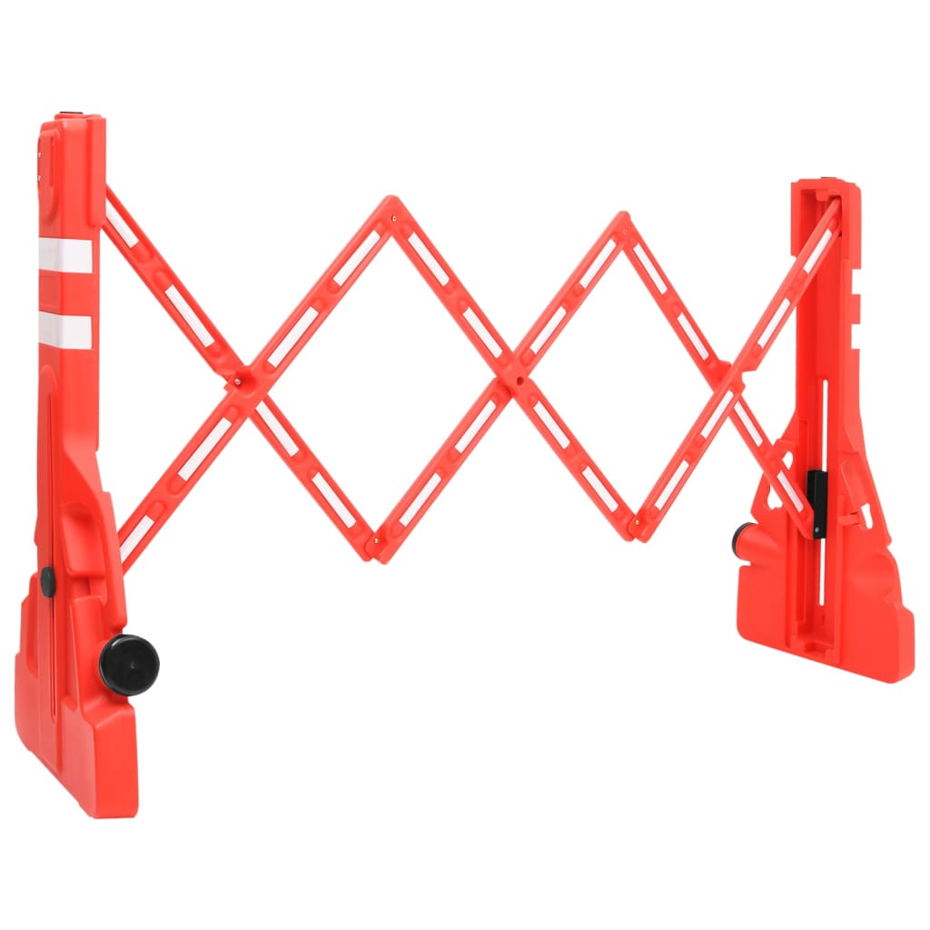 Barrière De Circulation Pliable Jaune Et Noir