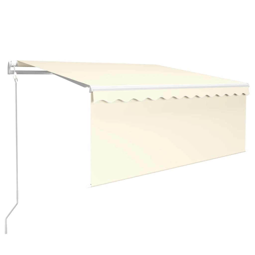 Auvent Rétractable Automatique Avec Store 3X2,5 M Crème