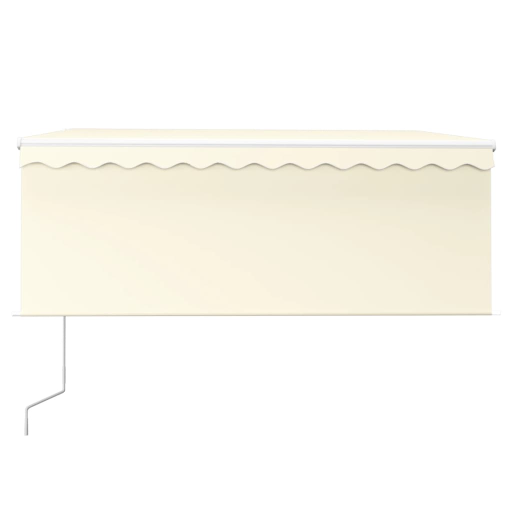 Auvent Rétractable Automatique Avec Store 3X2,5 M Crème