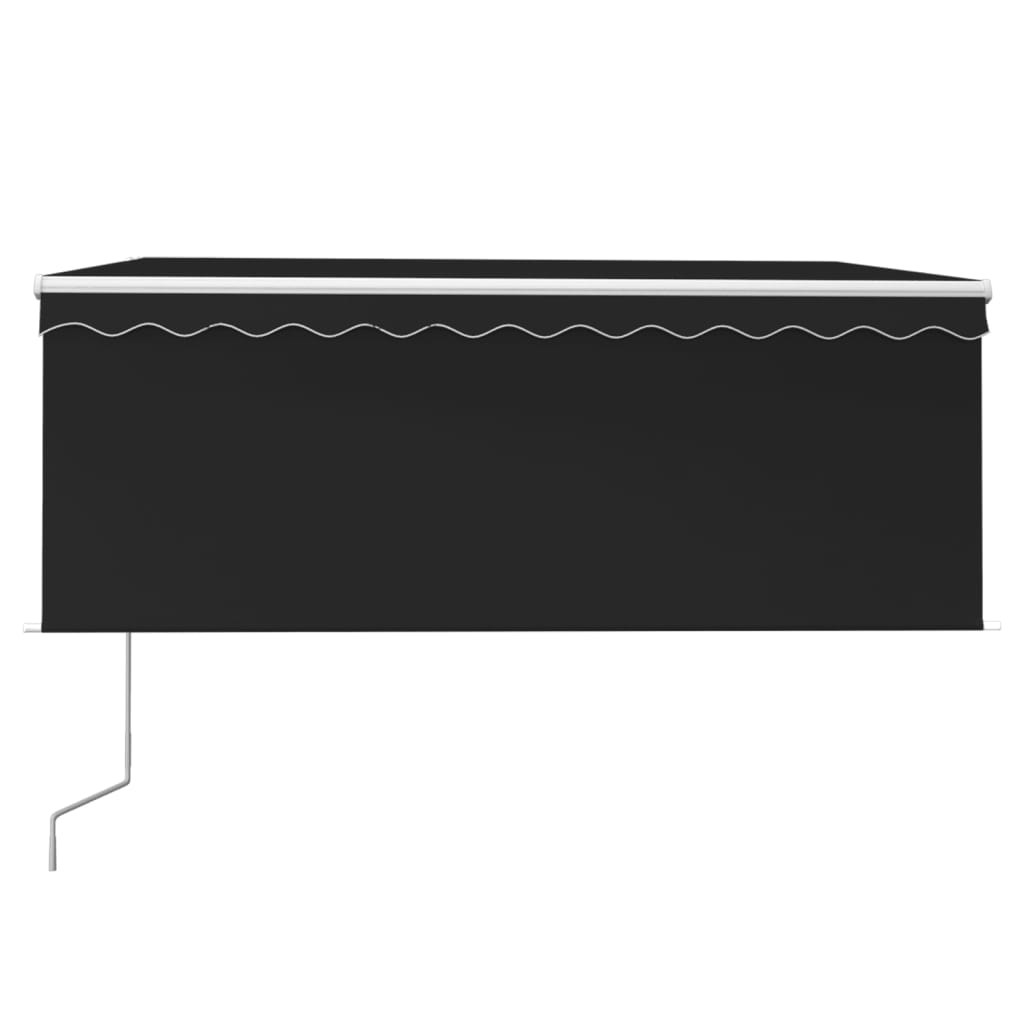 Auvent Rétractable Automatique Avec Store 3X2,5 M Anthracite