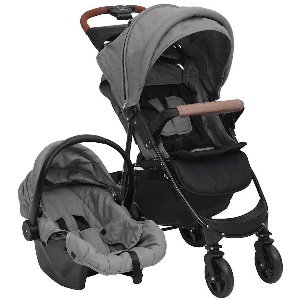 Poussette Pour Bébé 2-En-1 Acier