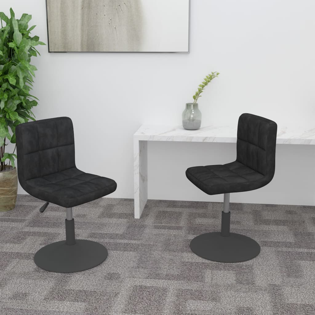 Chaise Pivotante De Salle À Manger Velours