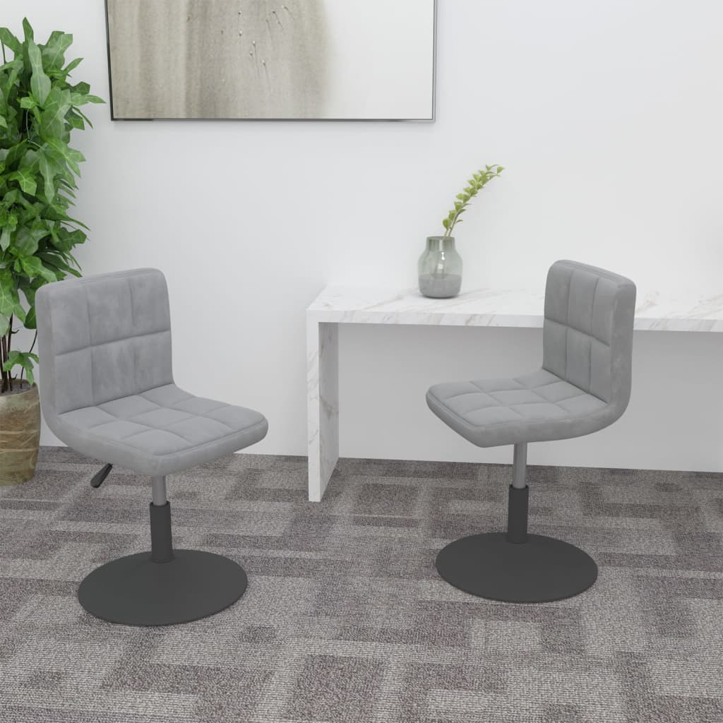 Chaise Pivotante De Salle À Manger Velours