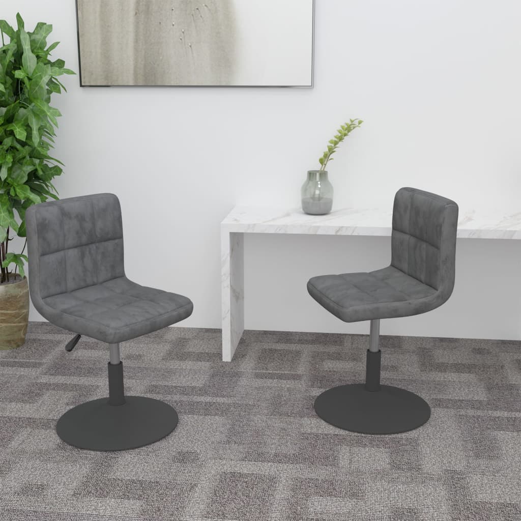 Chaise Pivotante De Salle À Manger Velours